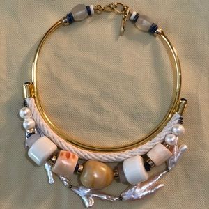 LIZZIE FORTUNATO Mother of Pearl Necklace
